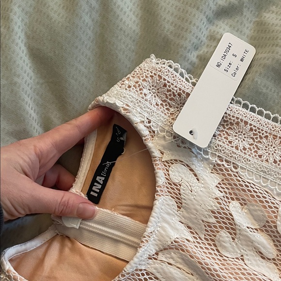 Ina White Lace Formal Dress - Picture 2 of 6